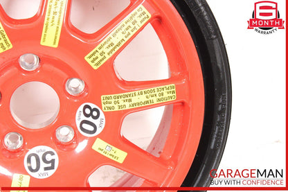 11-18 Porsche Cayenne 958 Emergency Spare Tire Wheel Donut Rim 19 19" OEM