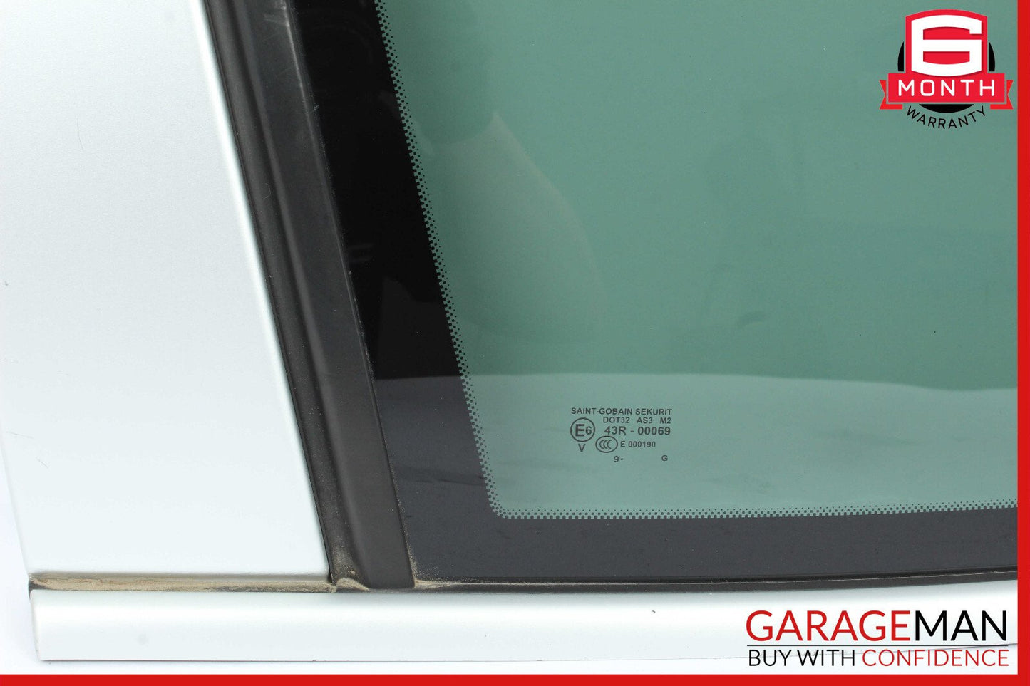 03-06 Porsche Cayenne 955 Rear Left Driver Side Quarter Window Glass OEM