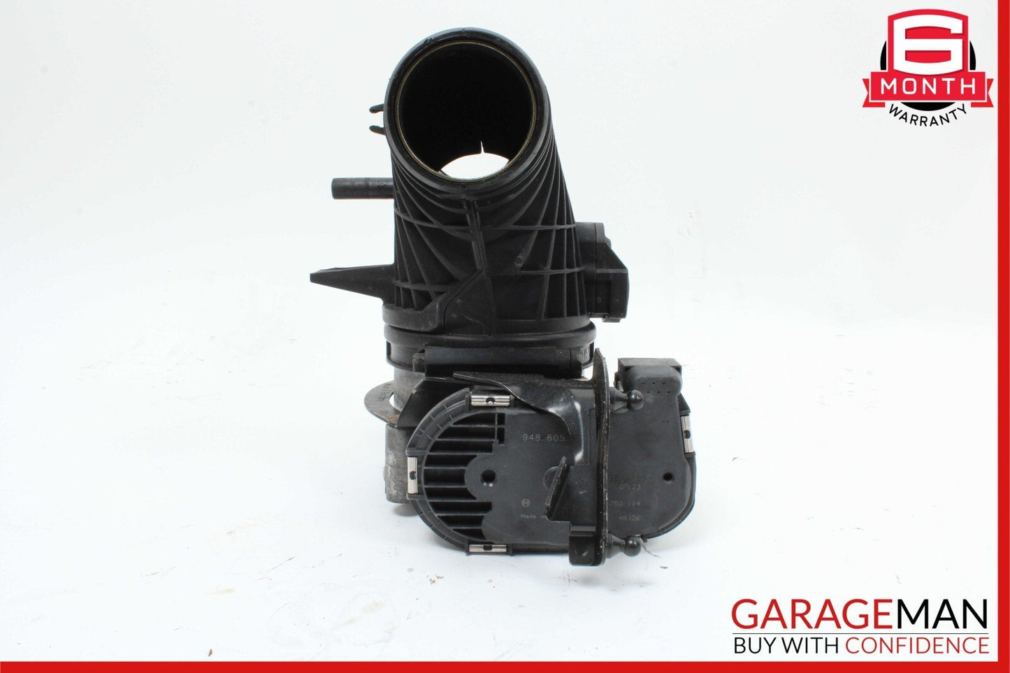 03-10 Porsche Cayenne 955 957 Engine Throttle Body w/ Air Intake Duct Hose Tube