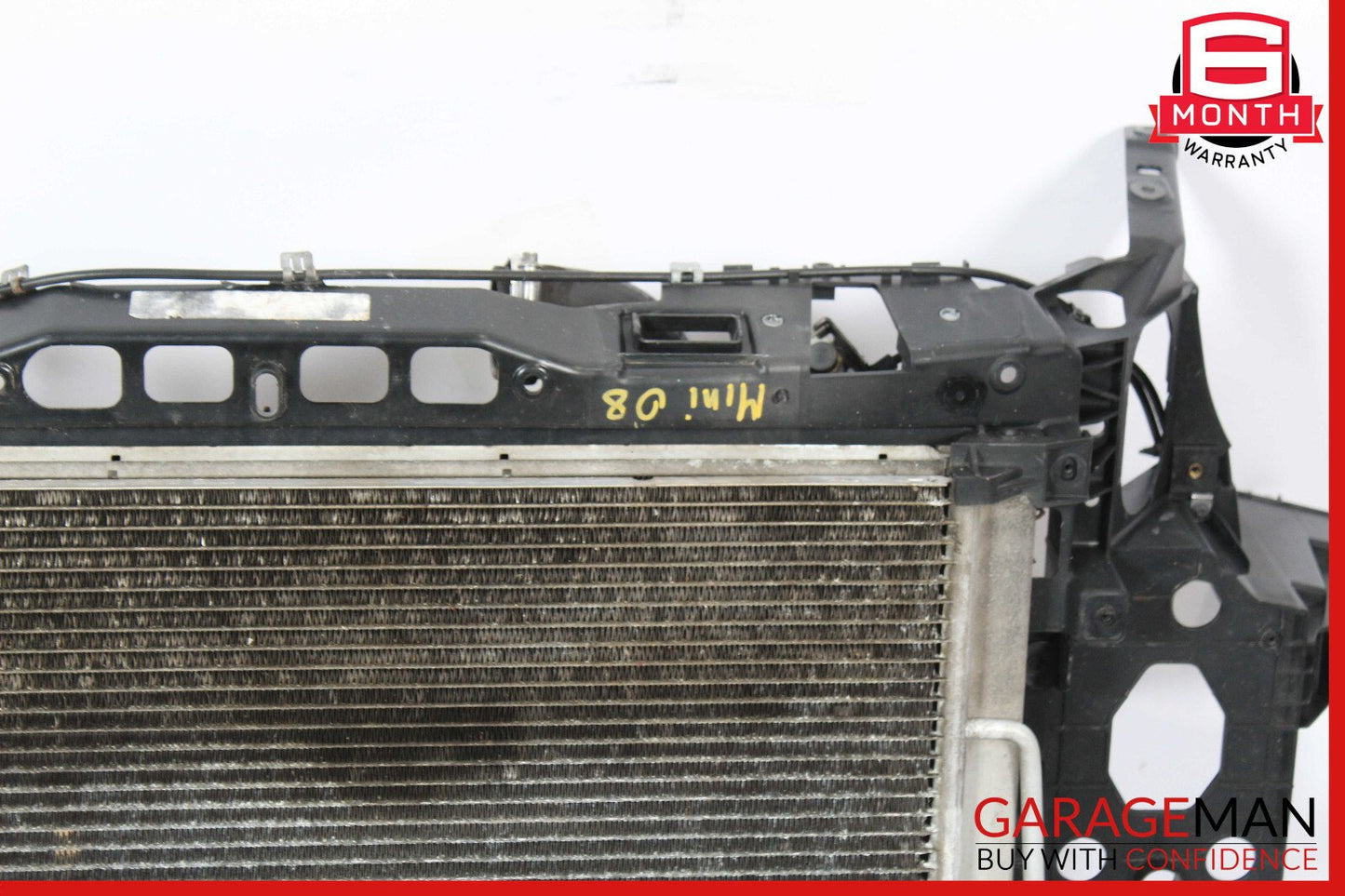 07-10 Mini Cooper Engine Cooling Radiator AC Air A/C Condenser Assembly OEM