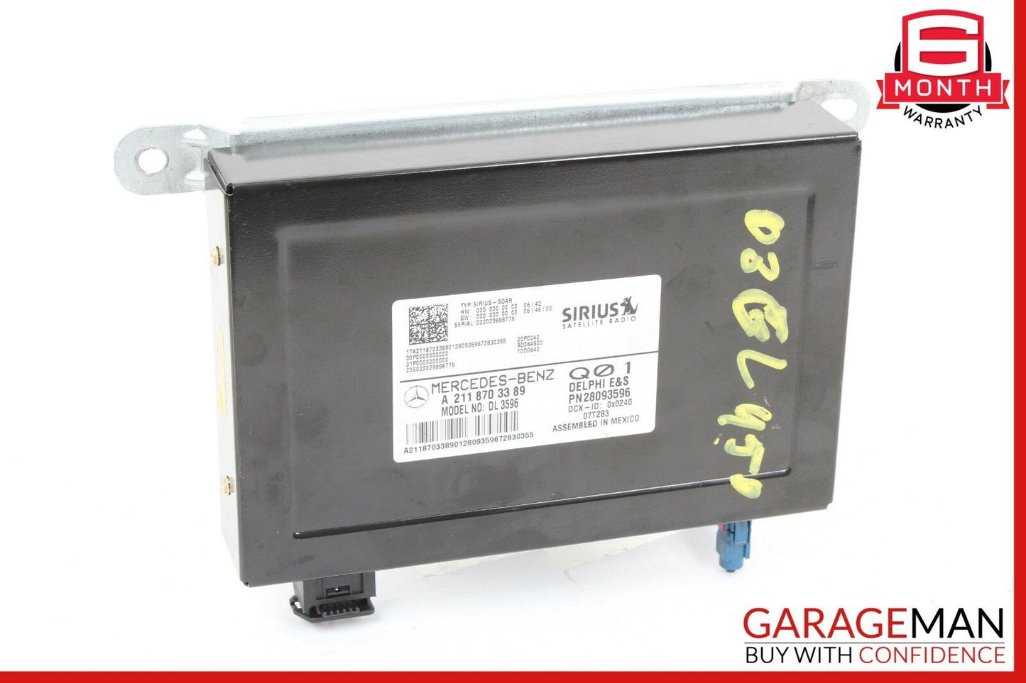 Mercedes X164 GL450 E550 ML350 Sirius Satellite Radio Receiver Module Unit OEM