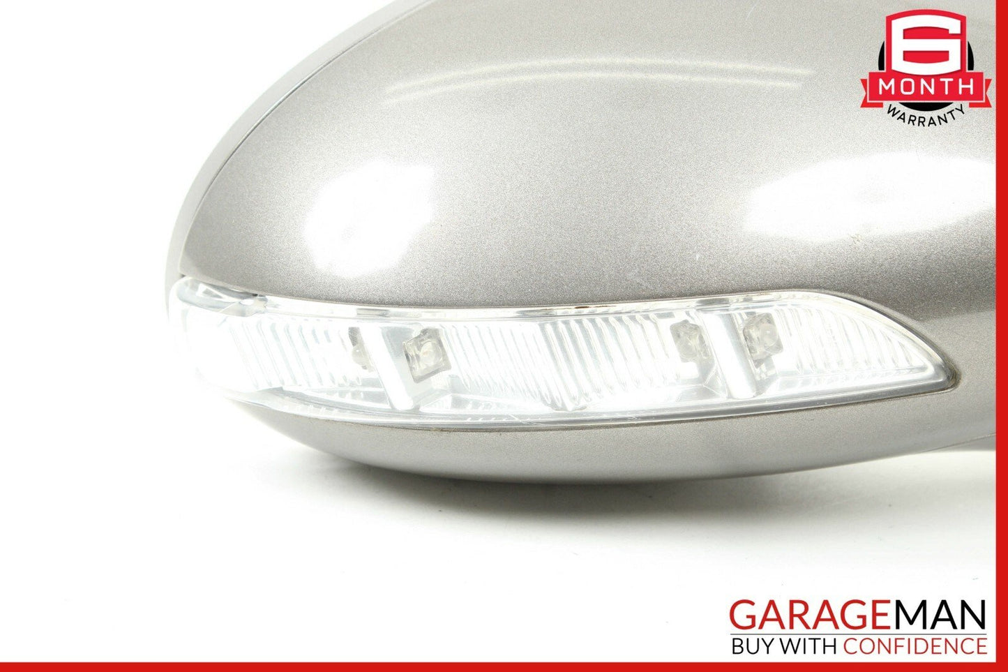 06-08 Mercedes W219 CLS500 Front Right Passenger Side Mirror Door Rear View Grey
