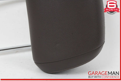 14-18 BMW X5 F15 Front Left or Right Seat Headrest Head Rest Leather Brown OEM
