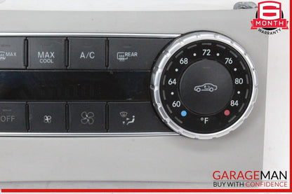 12-14 Mercedes W204 C250 CGI C300 AC A/C Heater Climate Control w/ Trim OEM