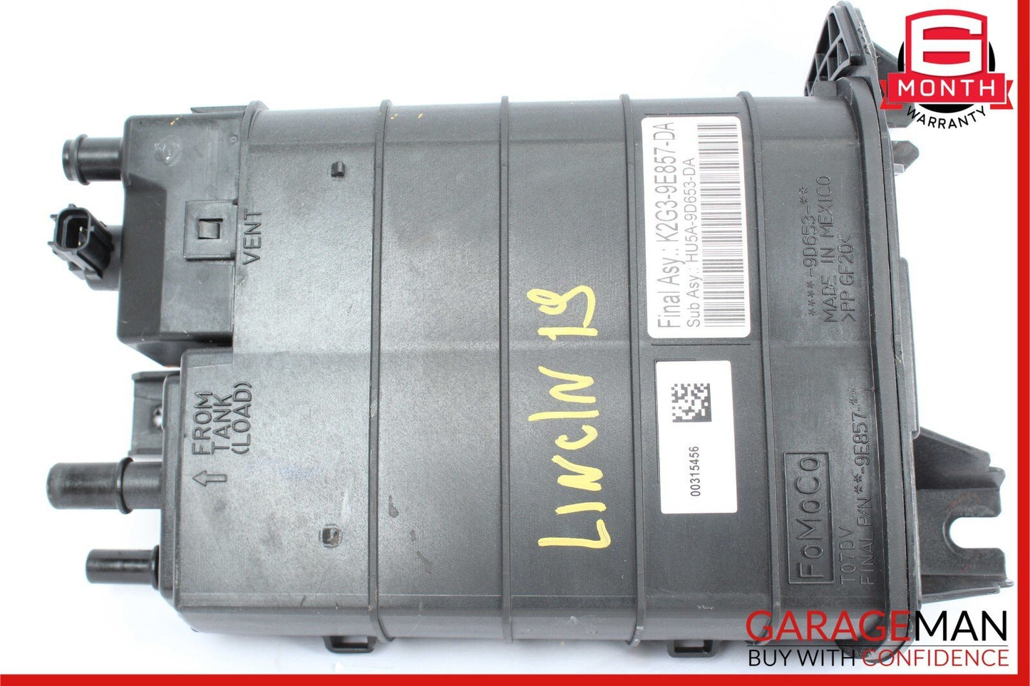 19-21 Lincoln Nautilus 2.0 Fuel Vapor EVAP Evaporator Canister K2G3-9E857-DA OEM
