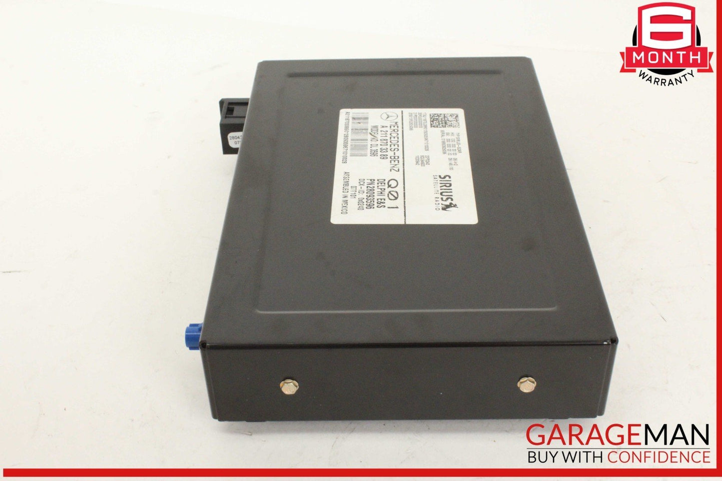 03-09 Mercedes W211 E320 E350 Sirius Satellite Radio Receiver 2118703389 OEM