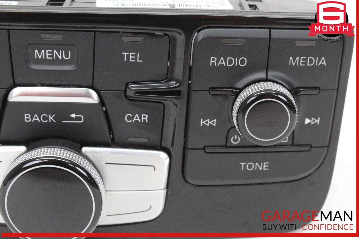 11-18 Audi A8 S8 Audio Radio MMI Multimedia Control Switch Panel 4H1919600M OEM