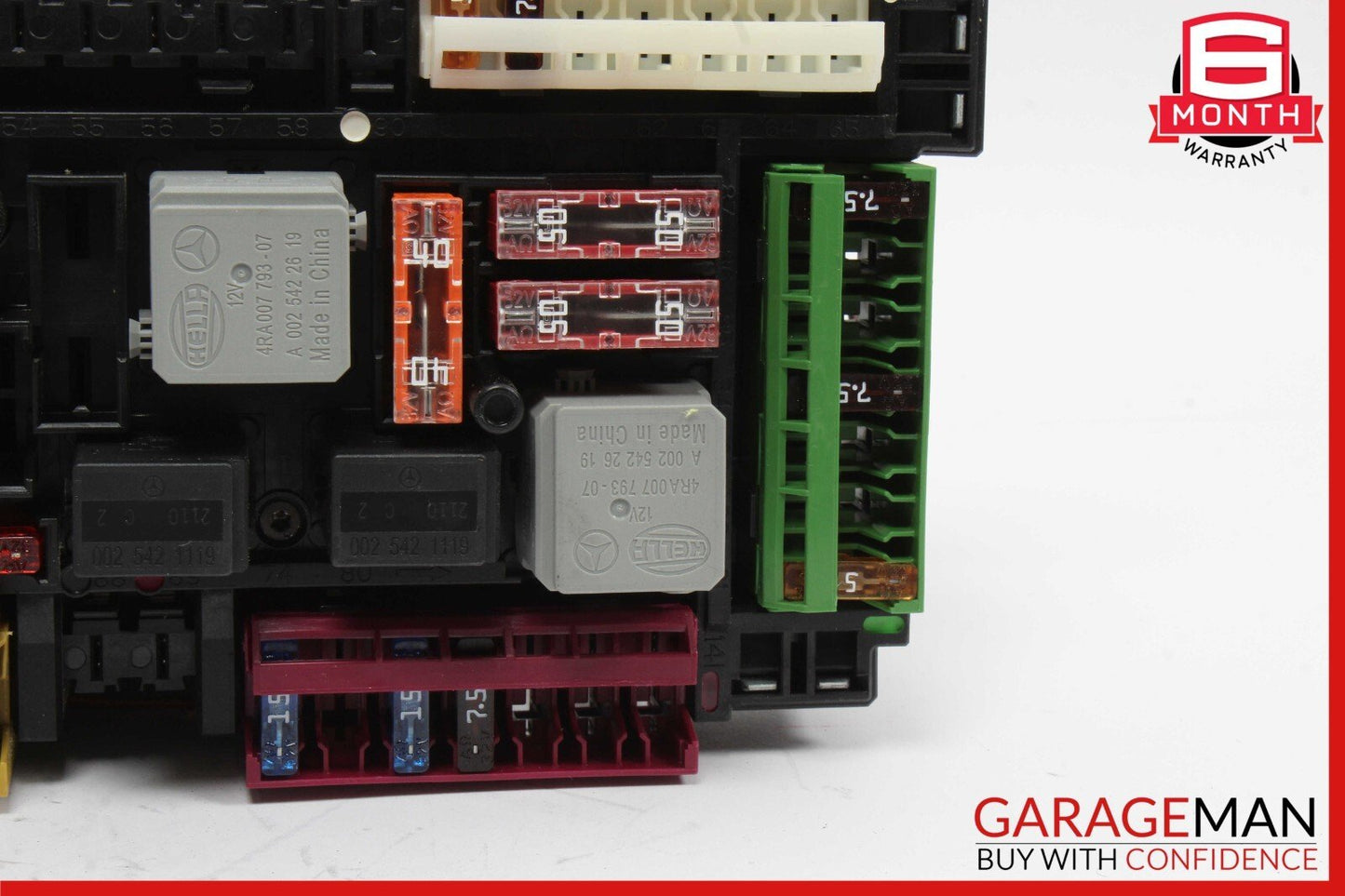 10-18 Mercedes W207 E350 Rear Fuse Relay Box SAM Signal Acquisition Assembly OEM