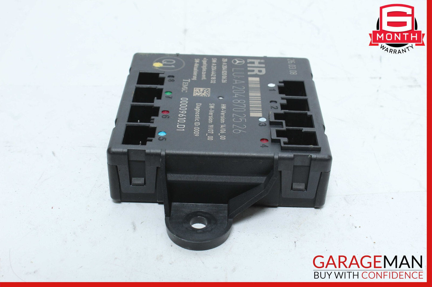 08-14 Mercedes W204 C350 C300 Rear Right Side Door Control Module 2048702526 OEM