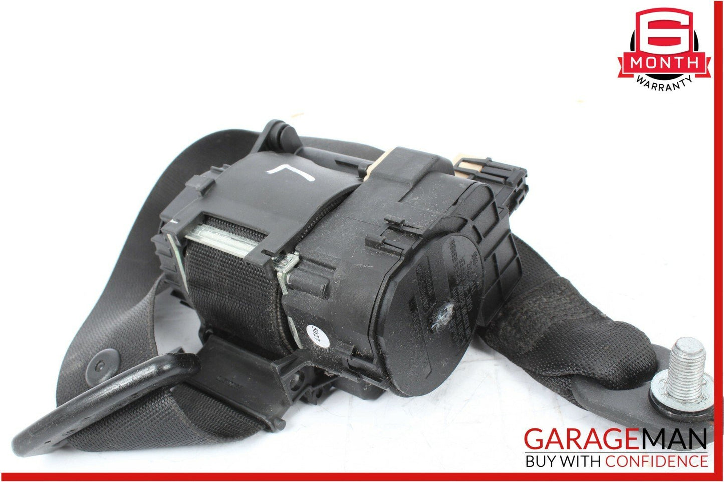 07-10 Mercedes W216 CL550 Front Left Side Seat Belt Seatbelt Retractor Black OEM