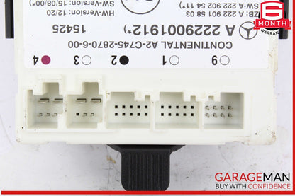 15-23 Mercedes W205 C300 C400 GLC300 Rear Left Side Door Control Module Unit OEM