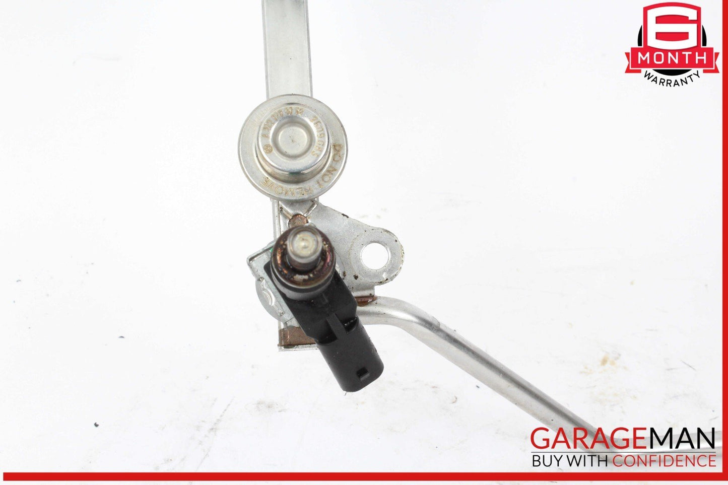 06-11 Mercedes W221 S400 Hybrid Fuel Injection Rail Line w/ Injectors Assembly