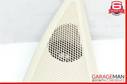 03-09 Mercedes W211 E320 E55 AMG Front Left Side Tweeter Speaker Cover Beige OEM