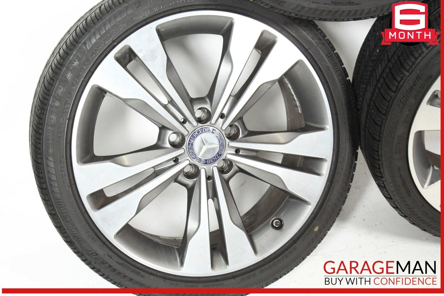 14-19 Mercedes W117 CLA250 Complete Wheel Tire Rim Set of 4 Pc 7.5Jx18H2 OEM