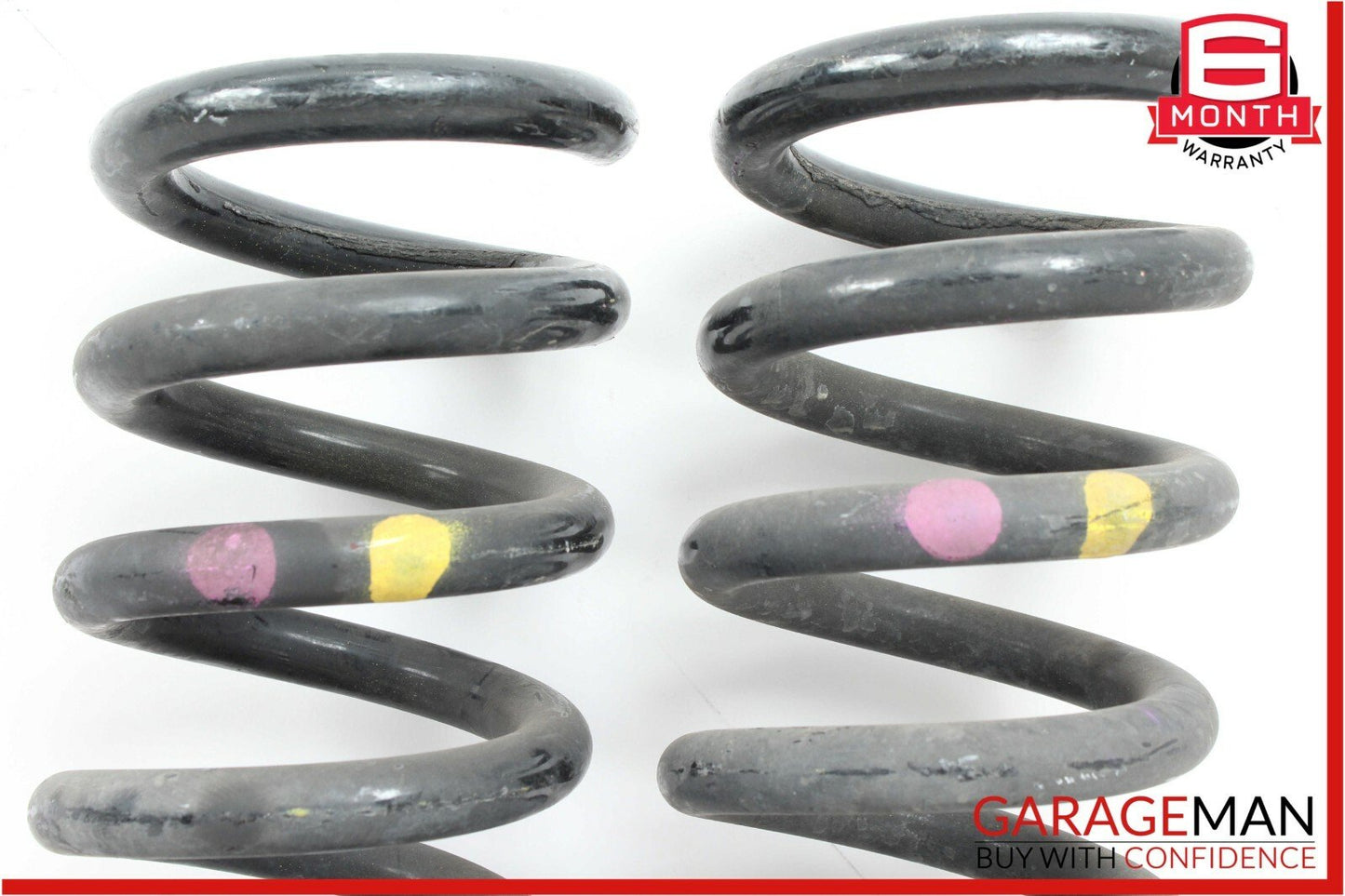 08-14 Mercedes W204 C300 Rear Left & Right Shock Absorber Coil Spring Set OEM