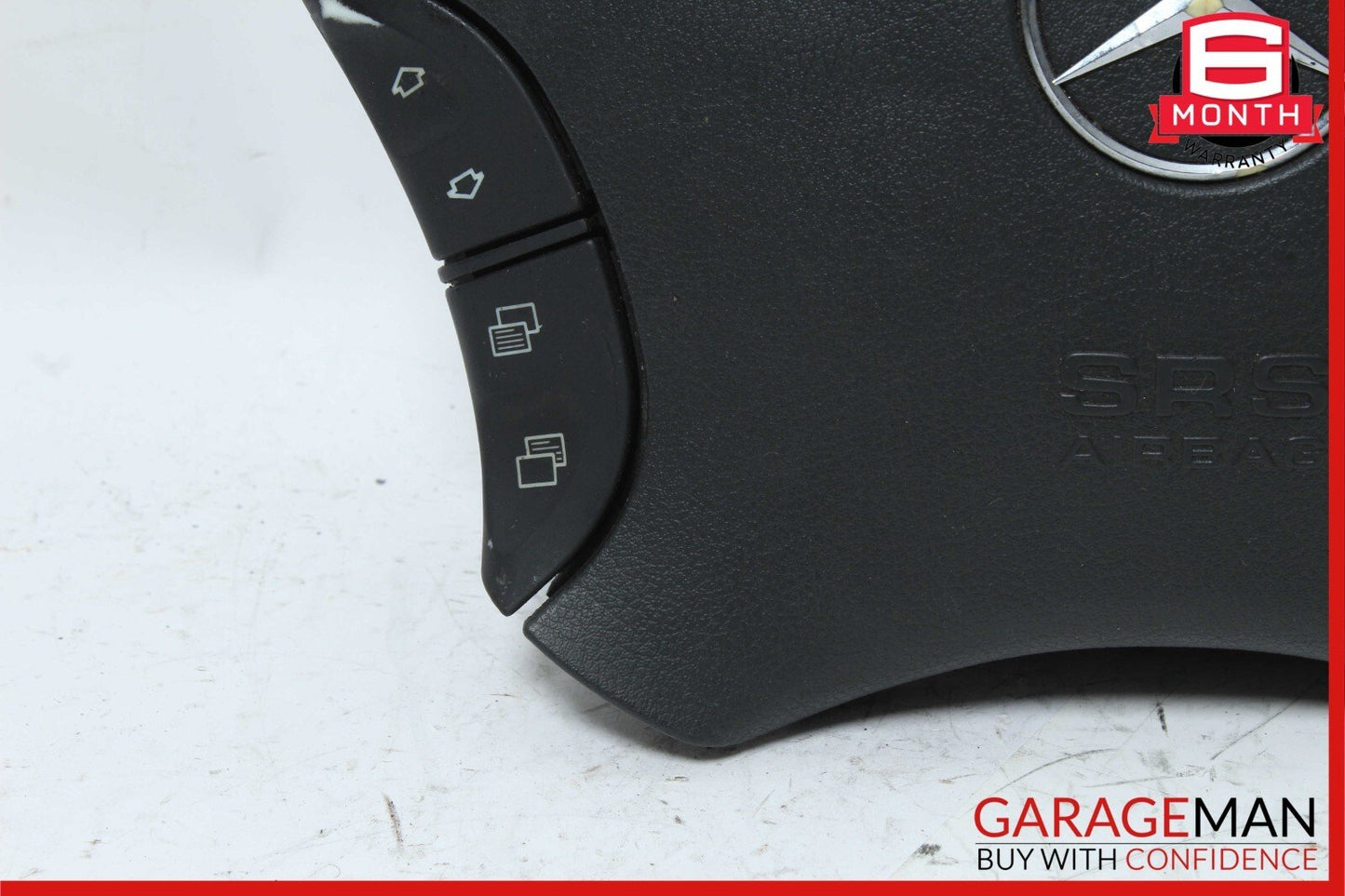 00-02 Mercedes W220 S500 S55 CL55 AMG Steering Wheel Air Bag Airbag SRS Black