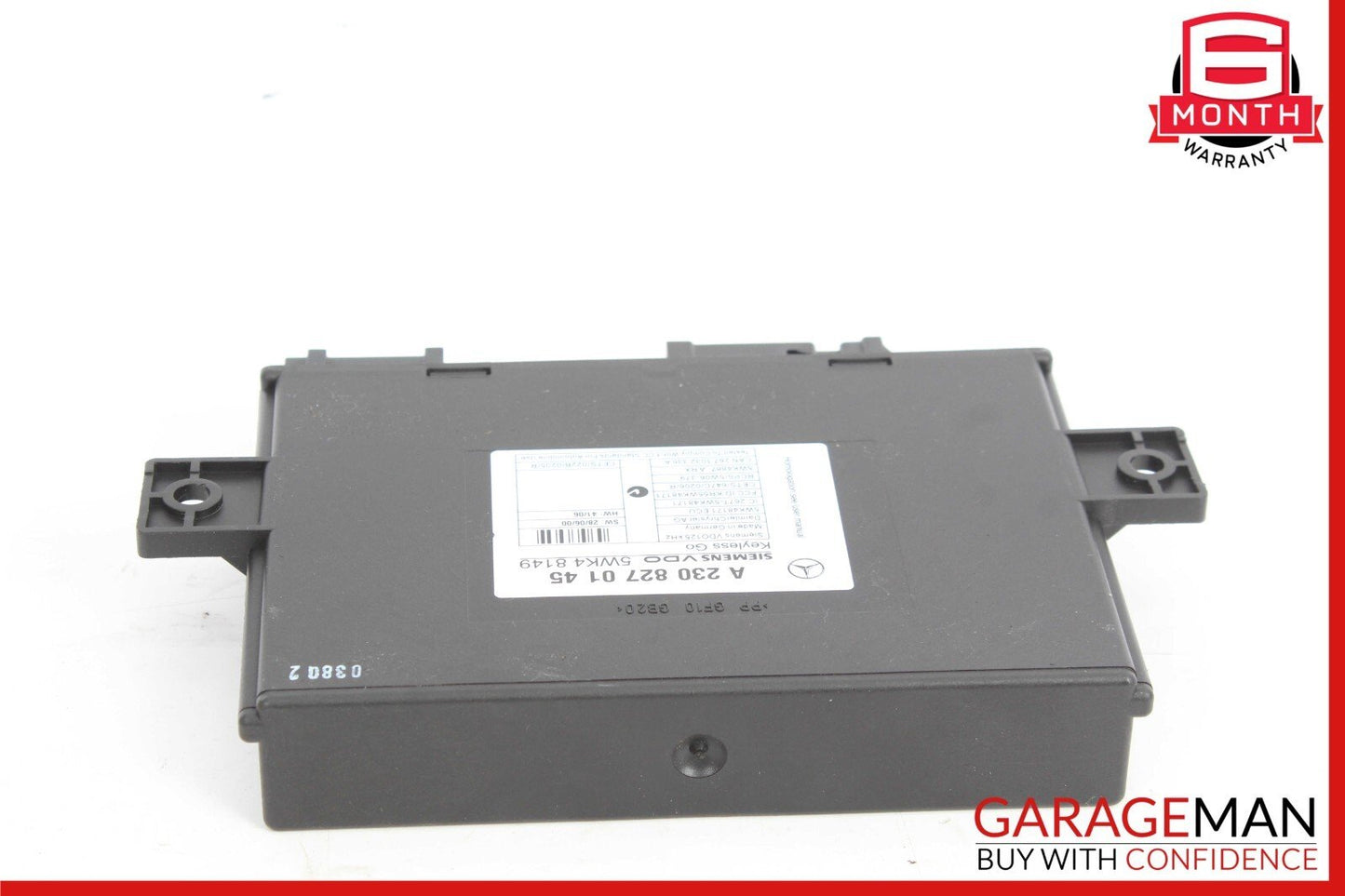07-12 Mercedes R230 SL550 SL500 Keyless Go Entry Control Module Unit