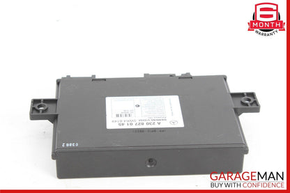 07-12 Mercedes R230 SL550 SL500 Keyless Go Entry Control Module Unit