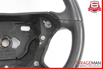 03-09 Mercedes R230 SL500 CLK350 Driver 4 Spoke Steering Wheel Leather Black OEM