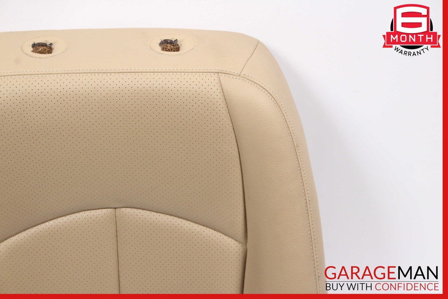 07-09 Mercedes W211 E350 Front Left/Right Top Upper Seat Cushion Cover Beige OEM