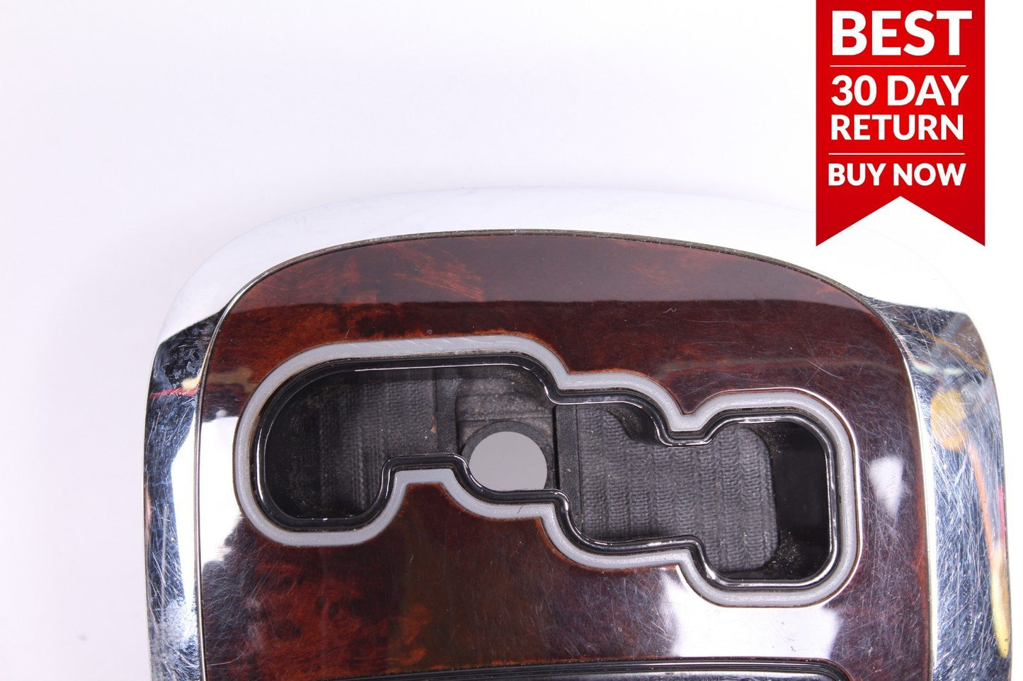 00-06 Mercedes W215 CL500 Gear Shifter Selector Trim Indicator Panel Wood A89