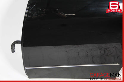11-13 Mercedes W212 E350 Wagon Rear Left Driver Side Door Shell Assembly Black
