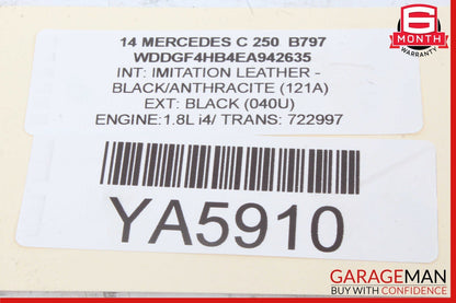 08-18 Mercedes W204 C250 CLS500 Rear Right Side Door Control Module Unit OEM