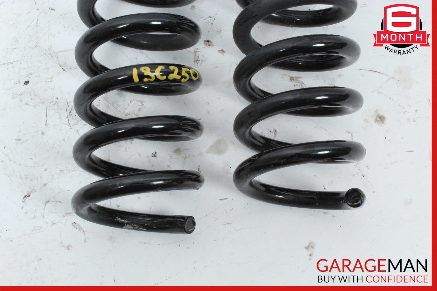08-14 Mercedes W204 C250 Rear Left & Right Shock Absorber Coil Spring Set OEM