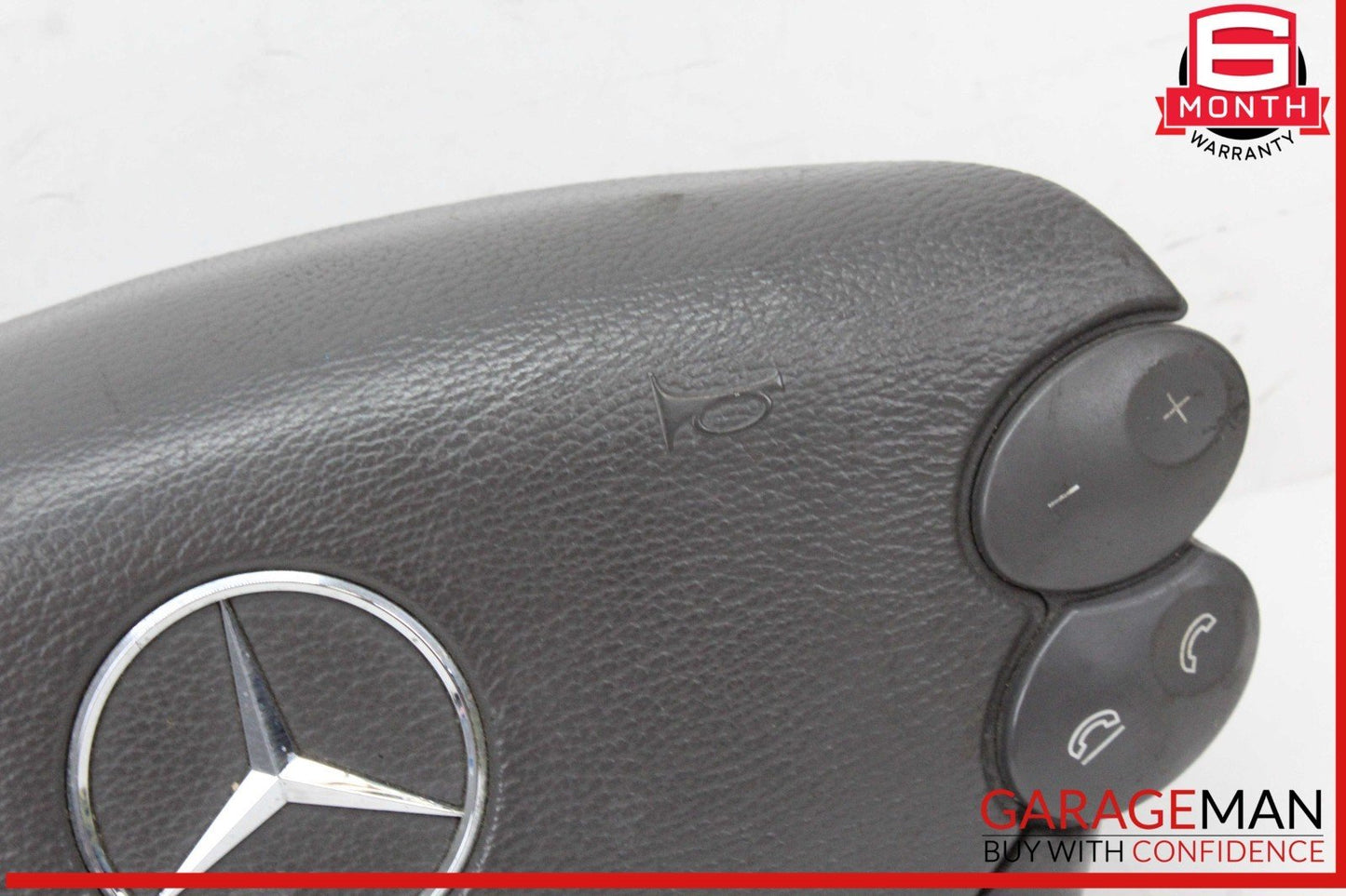 03-12 Mercedes W211 E350 E320 Front Left Steering Wheel Airbag Air Bag Black OEM