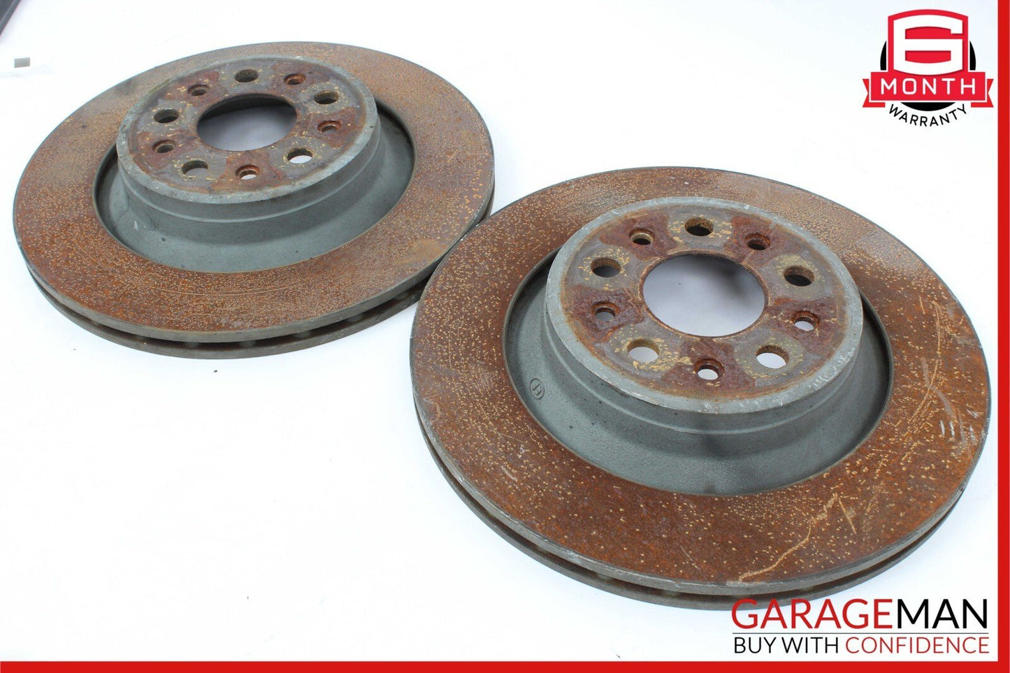 14-17 Maserati Ghibli Front Right & Left Side Brake Rotor Disc Set of 2 Pc OEM