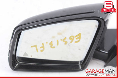 10-13 Mercedes W212 E63 E550 Sedan Front Left Side Mirror Door Rear View OEM