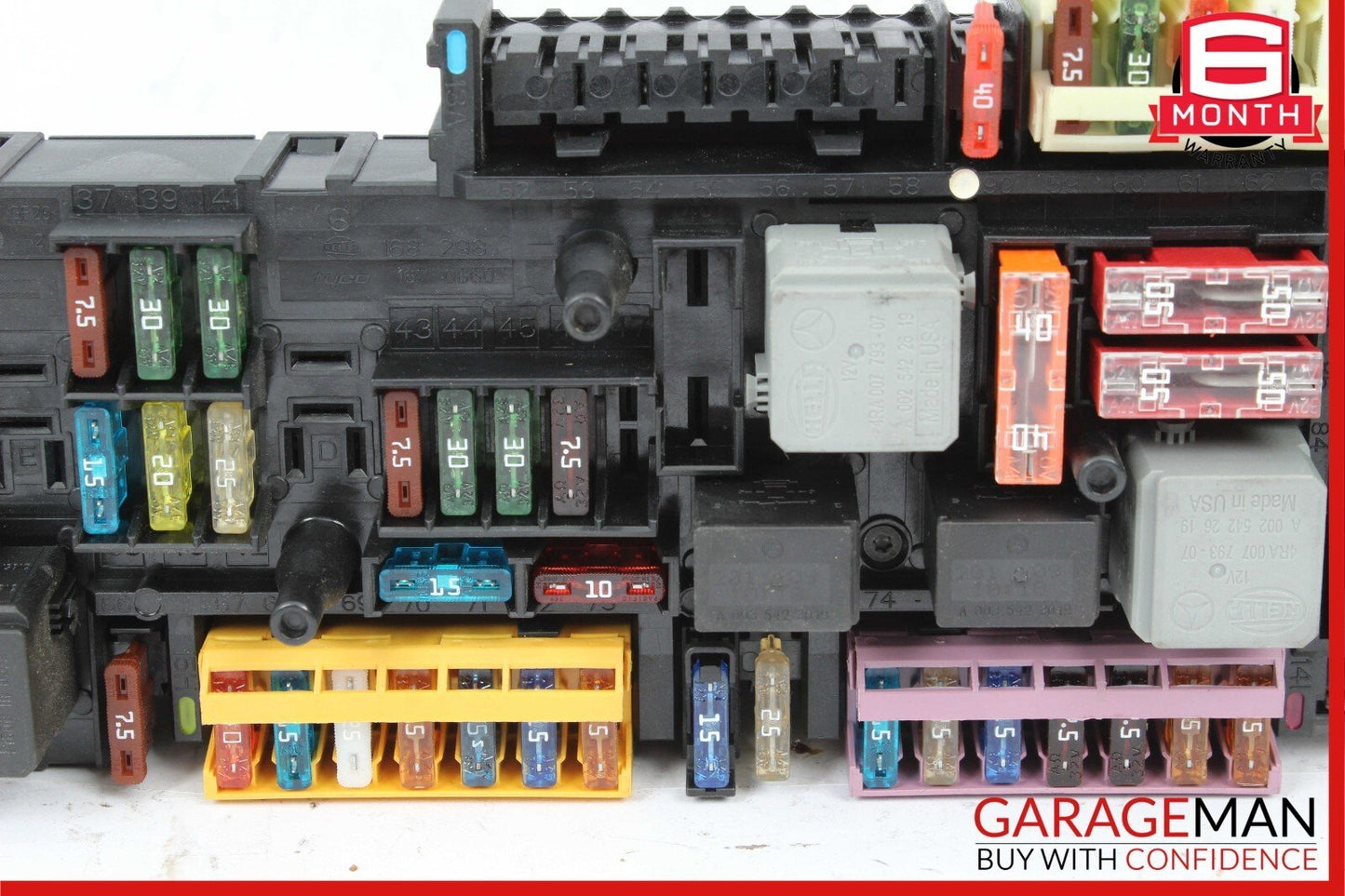 10-11 Mercedes W212 E350 E550 Rear Fuse Relay Junction Box SAM Assy