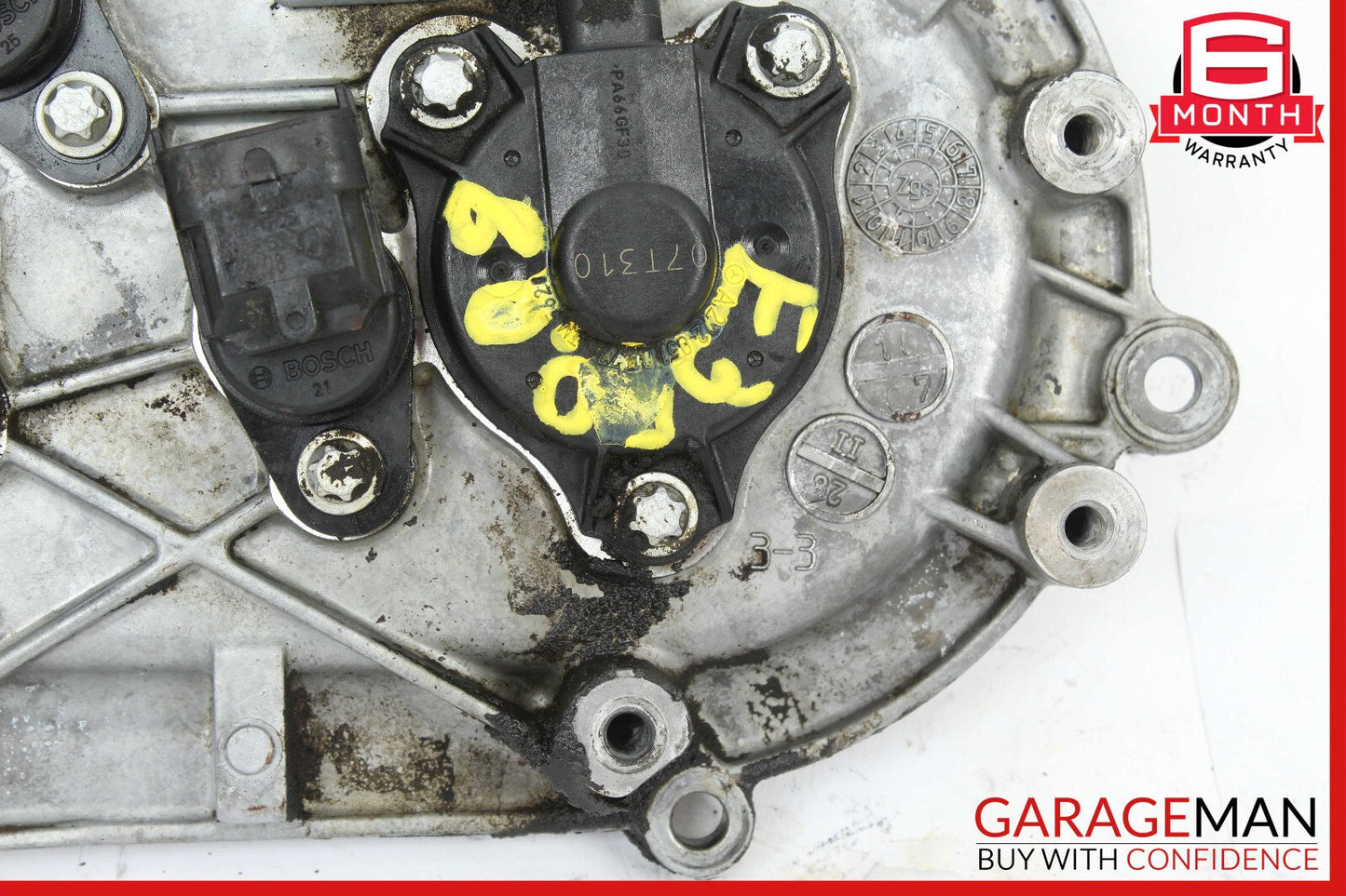 05-13 Mercedes W211 E350 E550 Front Left Side Engine Timing Chain Cover Plate