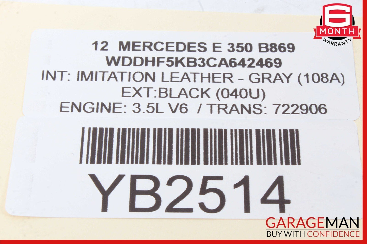08-18 Mercedes W212 E350 C350 CLS550 Rear Left Side Door Control Module OEM 63k