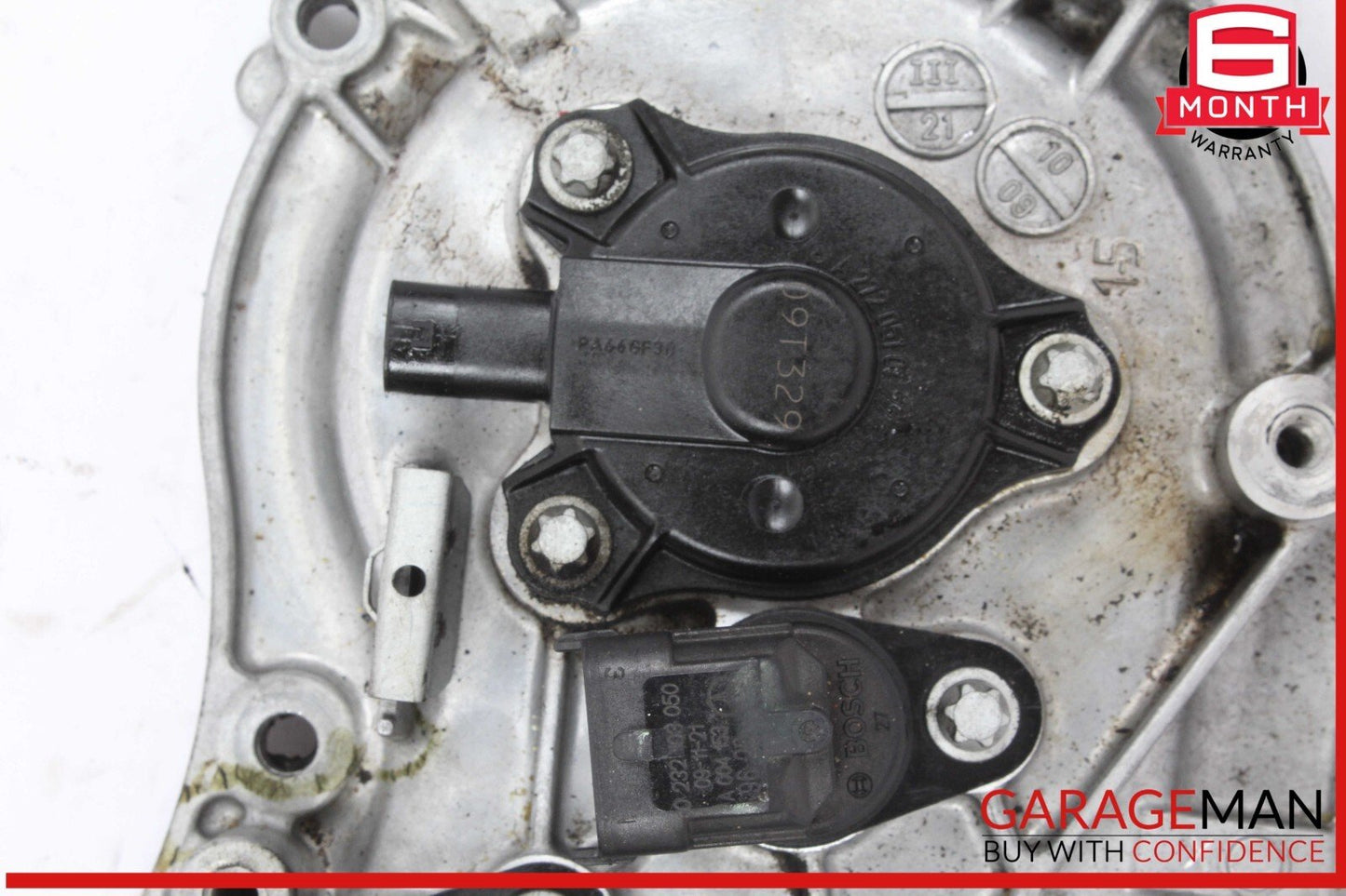 05-13 Mercedes W204 C300 E550 Front Left Side Engine Timing Chain Cover Plate