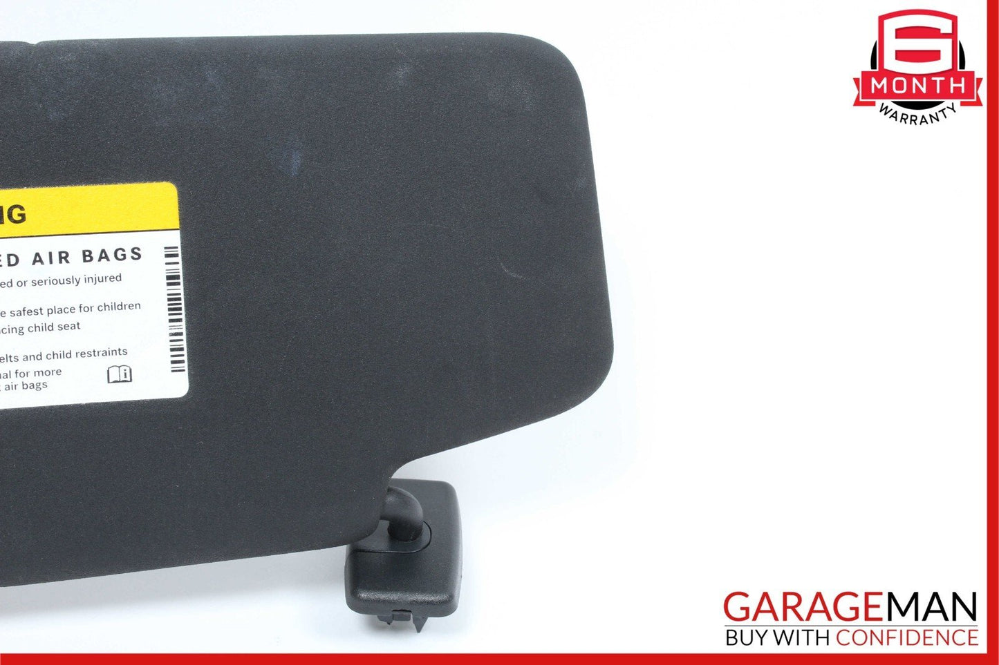 08-14 Mercedes W204 C250 C300 Front Right Passenger Sunvisor Sun Visor Black