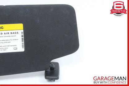 08-14 Mercedes W204 C250 C300 Front Right Passenger Sunvisor Sun Visor Black