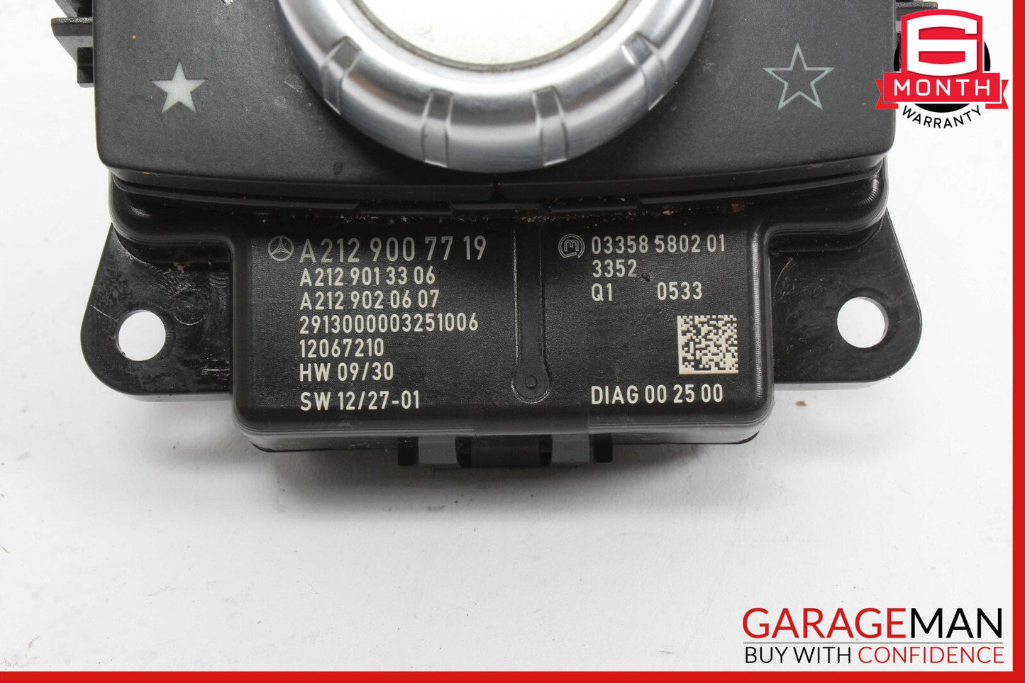 14-17 Mercedes W207 E350 E400 Console Head Unit Controller Knob Multi Switch OEM