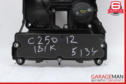 12-15 Mercedes W204 C250 SLK250 1.8L Engine Valve Cylinder Head Cover OEM