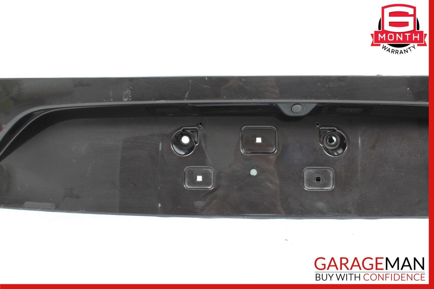 17-22 Alfa Romeo Giulia Rear Tailgate License Plate Molding Trim Cover OEM
