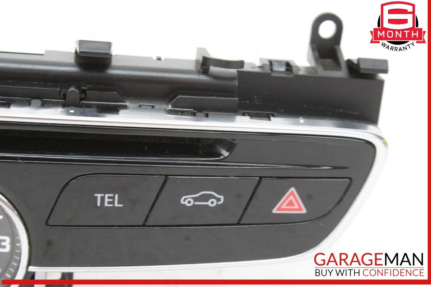 15-18 Mercedes W205 C300 Front Center Dash Hazard Control Switch w/ Clock OEM