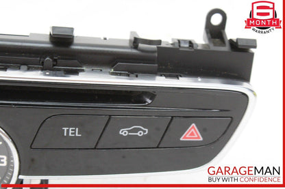 15-18 Mercedes W205 C300 Front Center Dash Hazard Control Switch w/ Clock OEM