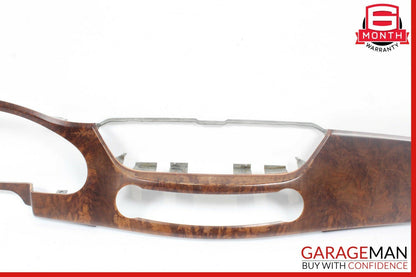 06-11 Mercedes W219 CLS500 Front Dash Dashboard Cluster Bezel Trim Bezel Wood
