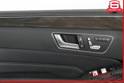 14-16 Mercedes W212 E350 E550 Front Left Side Interior Door Panel Trim Assembly
