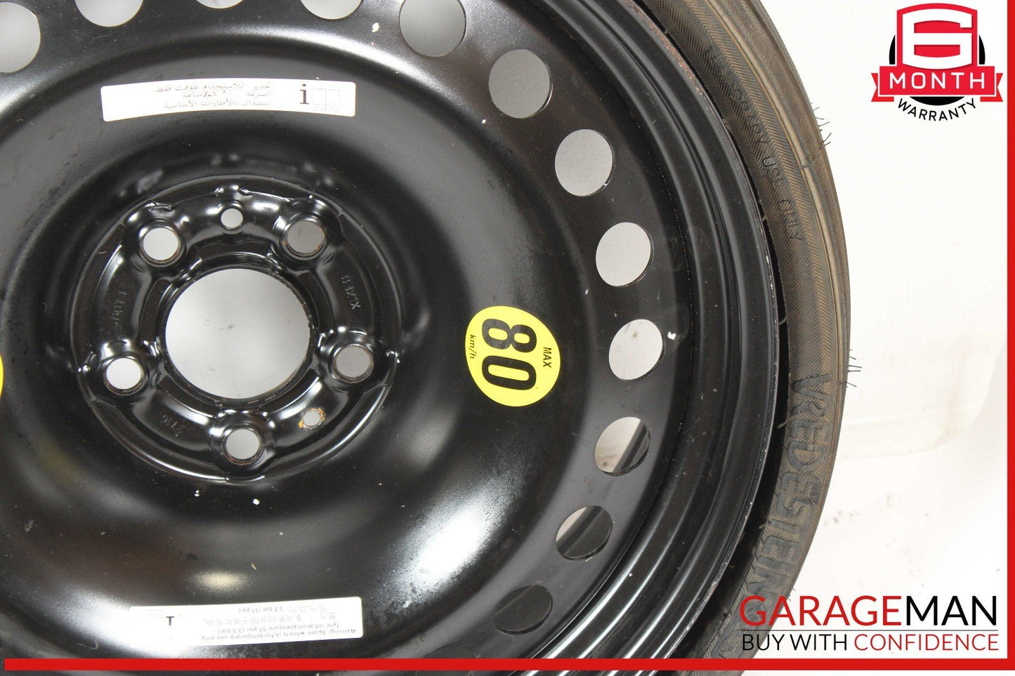 18-20 Maserati Ghibli Levante Emergency Spare Tire Wheel Rim 175/55-18 95P OEM