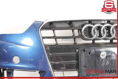 13-17 Audi A5 Quattro S5 Front Bumper Cover Assembly Blue OEM