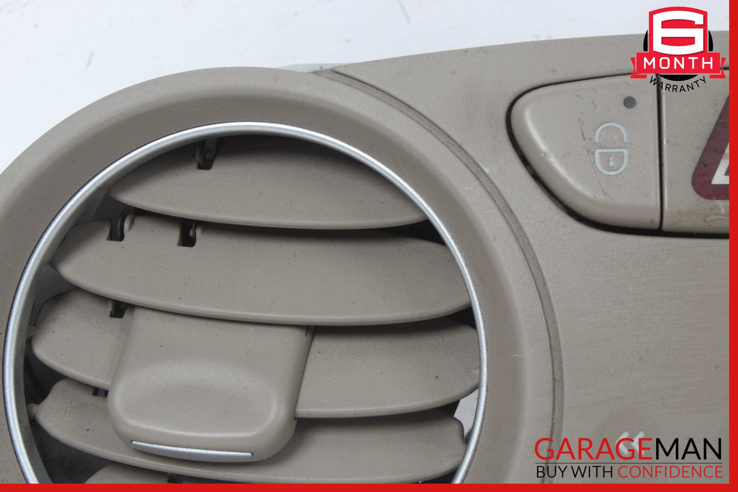 03-06 Mercedes R230 SL500 Center Dashboard Hazard Dash Vent OEM