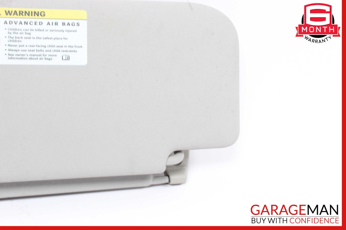 06-12 Mercedes GL450 ML550 Front Right Sun Visor Sunvisor Shade Assembly Grey