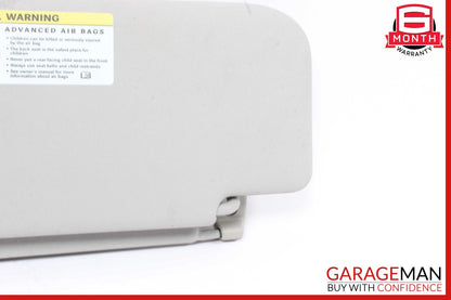 06-12 Mercedes GL450 ML550 Front Right Sun Visor Sunvisor Shade Assembly Grey