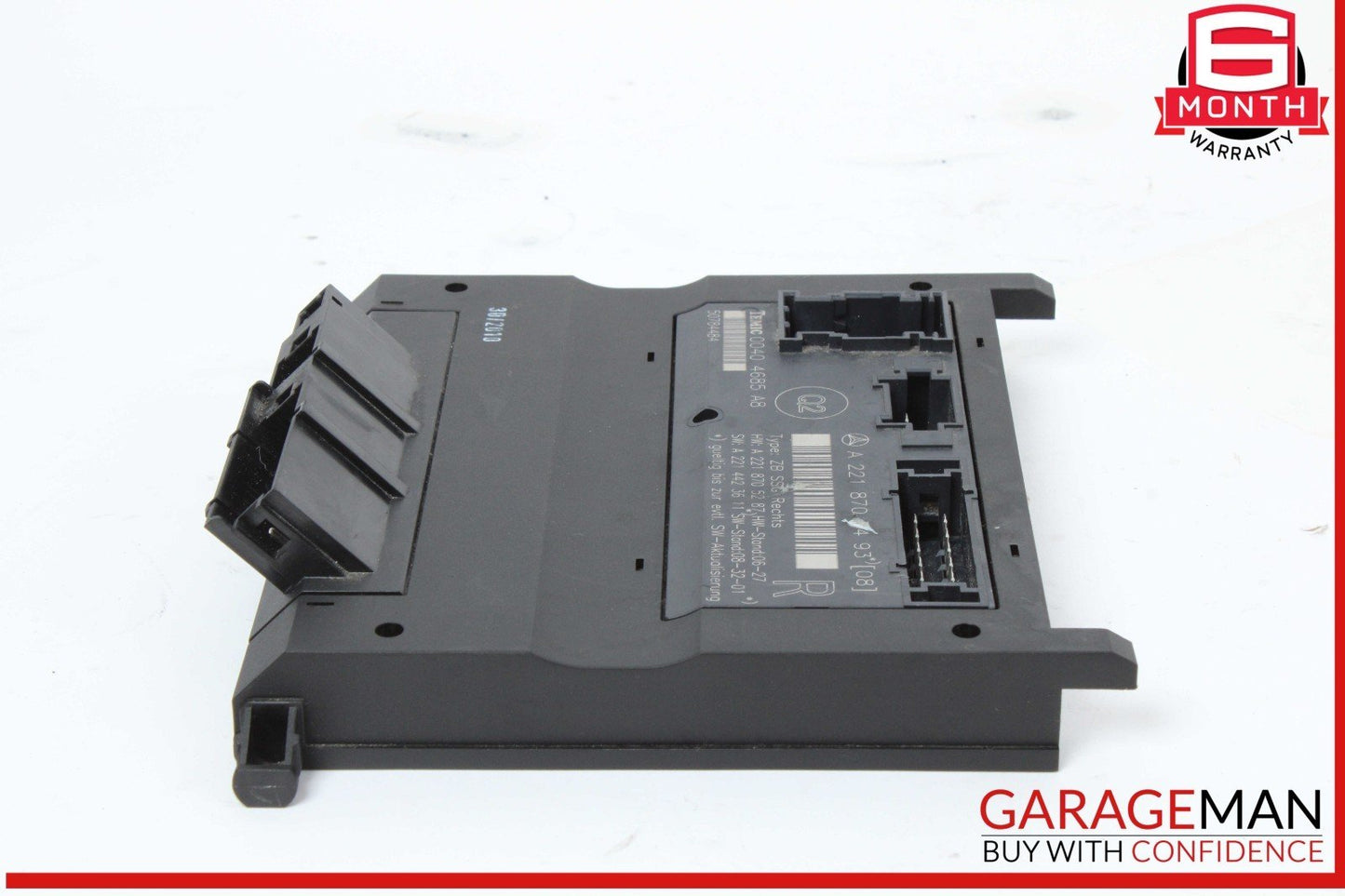 07-13 Mercedes W221 S550 S400 Front Right Under Seat Control Module 2218707493